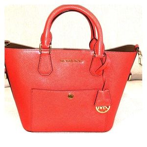 Red/Orange Michael Kors purse!